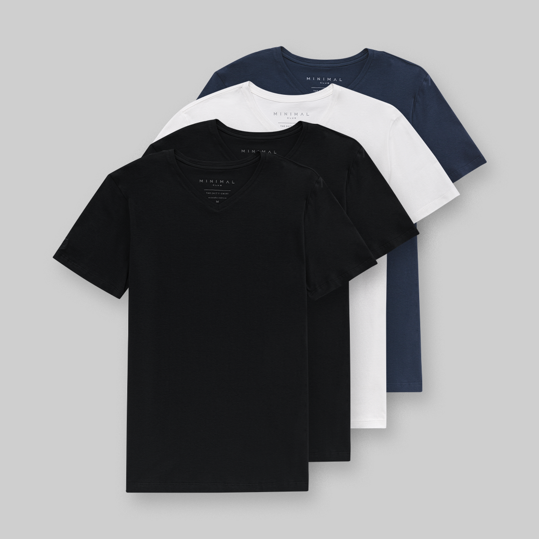 Kit Minimal 4X - 4 camisetas