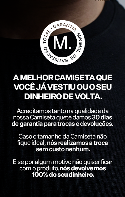 Camiseta Minimal  - Outlet